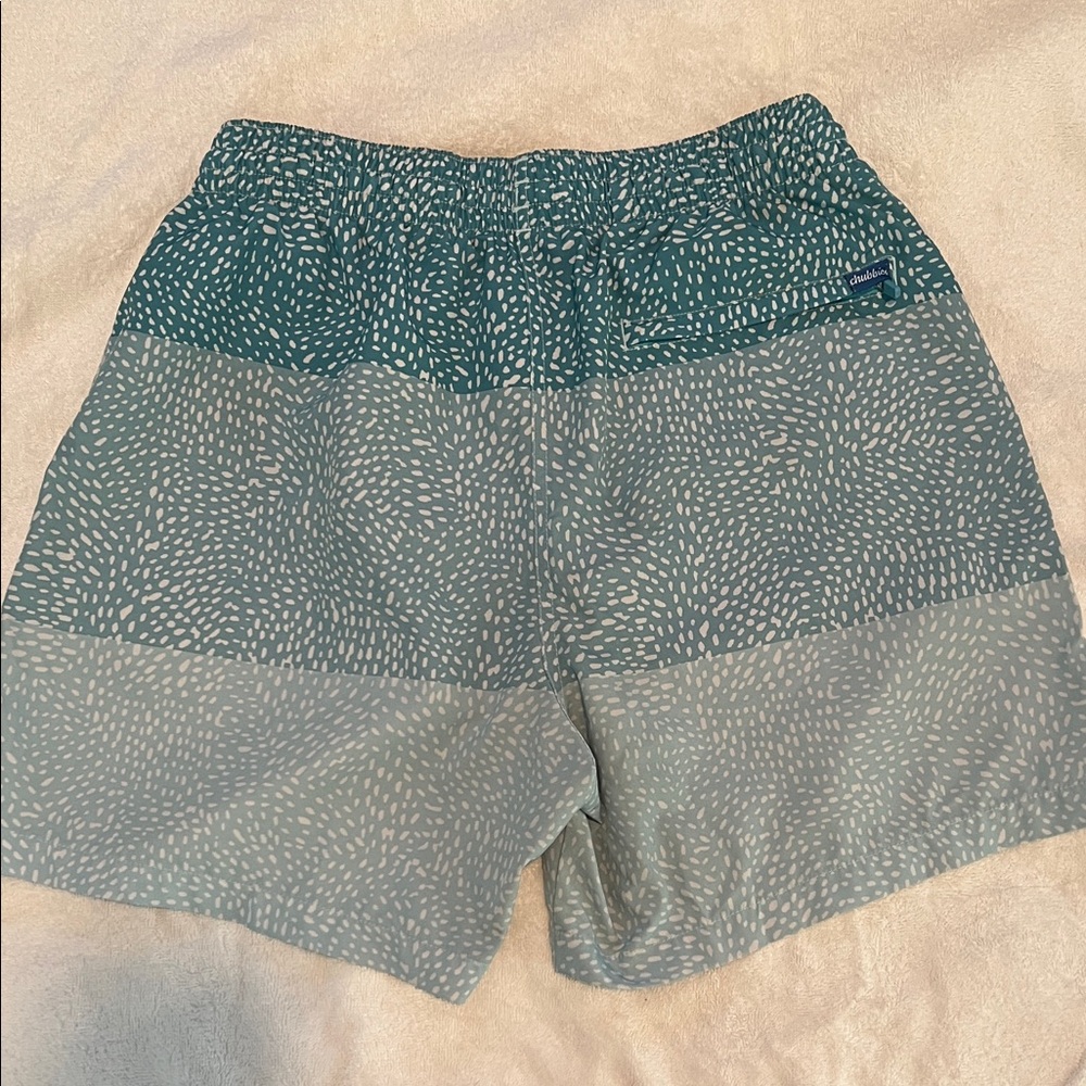 Chubbies Teal Patterned Swim Trunks - image 3